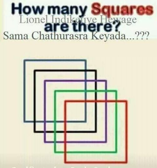 Combien y-a-t-il de carrés ?